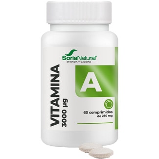 SORIA NATURAL vitamina A bote 60 comprimidos