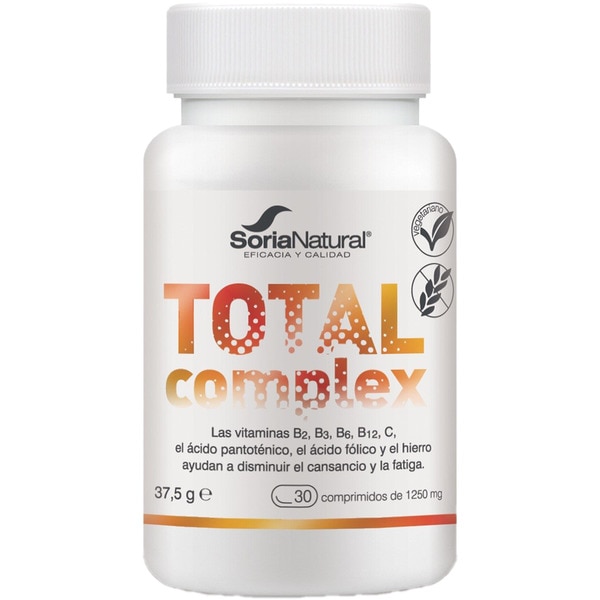 Total Complex Multi-vitamin, contributing to the general well-being of the adult can 30 tablets
