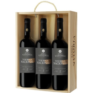 Santa Vitória Vinho Tinto Regional do Alentejo Touriga Nacional Pack 3 unidades garrafa 75 cl