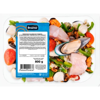 Brasmar Preparado de Arroz de Tamboril embalagem 800 g
