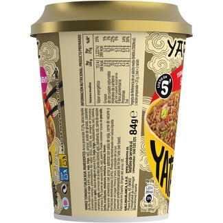Yarroz ternera con salsa de soja vaso 84 g - Yatekomo