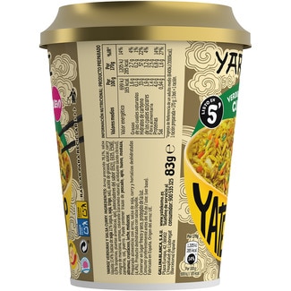Yarroz verduras con salsa curry vaso 83 g - Yatekomo