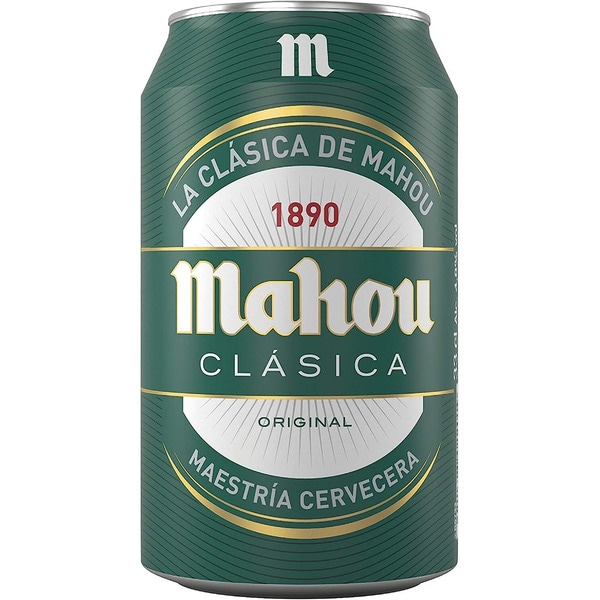 cerveza rubia original lata 33 cl