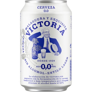 VICTORIA helles alkoholfreies Bier 0,0% mit geringer Fermentierung Dose 33 cl
