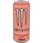 Ultra Peachy Keen flavour sugar-free energy drink with taurine and ginseng tin 50 cl