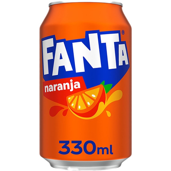 Orangenerfrischungsgetränk mit Kohlensäure Dose 33 cl