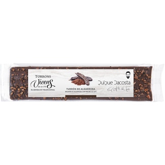 VICENS Quique Dacosta Marzipan-Turrón mit Johannisbrot und Kaffee-Praliné Tafel 300 g