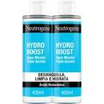 Hydro Boost Mizellar-Reinigungswasser Abschminken, Reinigen und Feuchtigkeit 2er-Pack Flacon 400 ml