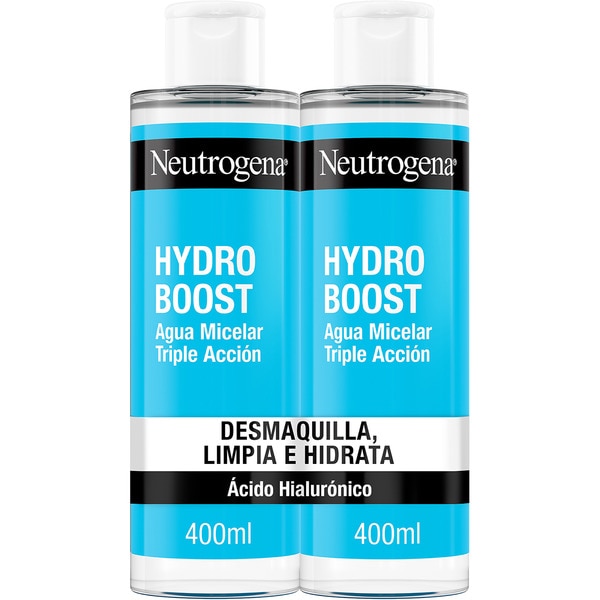 Hydro Boost Mizellar-Reinigungswasser Abschminken, Reinigen und Feuchtigkeit 2er-Pack Flacon 400 ml