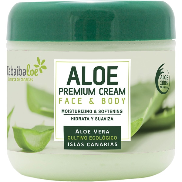 crema facial y corporal de aloe vera de cultivo ecológico tarro 300 ml
