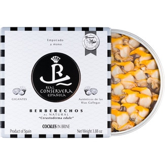 REAL CONSERVERA ESPAÑOLA cockles in brine from the Galician Rias 30-40 cockles tin 110 g