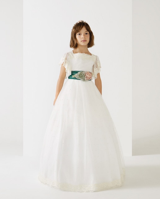 Vestido de niña de comunión PEONIA