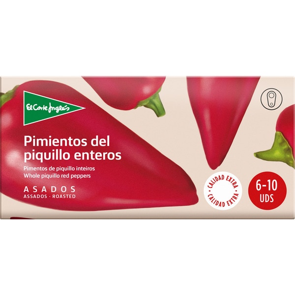 ganze gebratene Piquillo-Paprikaschoten extra, 6-10 Stück Dose 150 g netto Abtropfgewicht