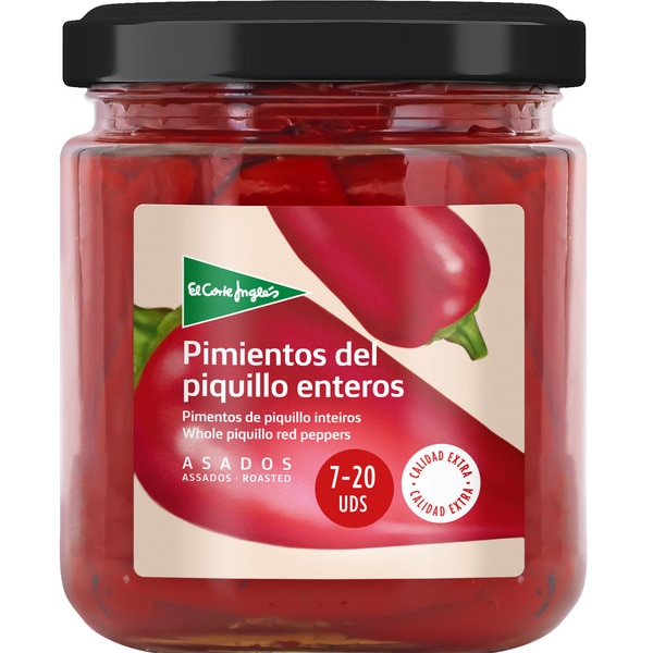 Ganze Piquillo-Paprika Extraklasse Flacon 275 g netto Abtropfgewicht