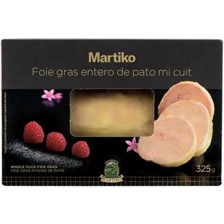 MARTIKO Ganze gekochte Enten-Foie-gras glutenfrei Behälter 325 g