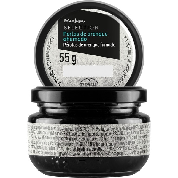 perlas de arenque ahumado tarro 55 g