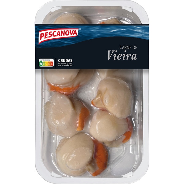 Vieira Jakobsmuschelfleisch Karton 225 g netto Abtropfgewicht