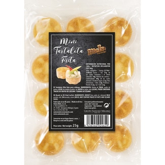 MELS gebratene Mini-Tartelettes zum Füllen Schale 12 Einheiten