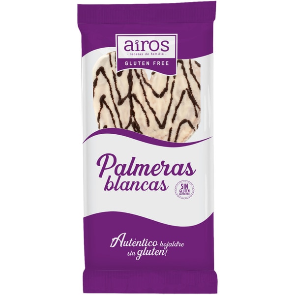 white chocolate palmiers gluten-free container 150 g