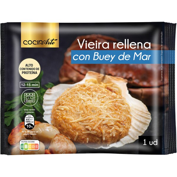 king scallop stuffed with crab bag 110 g