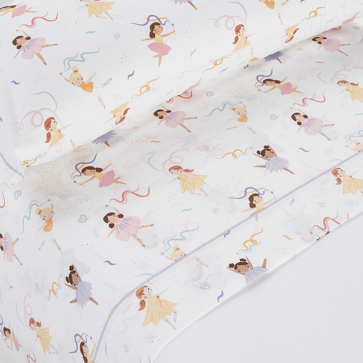 Basics El Corte Inglés - Juego de sábanas infantil con bajera Hadas Basics El Corte Inglés.
