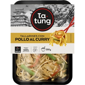 TA-TUNG noodles with chicken curry container 250 g