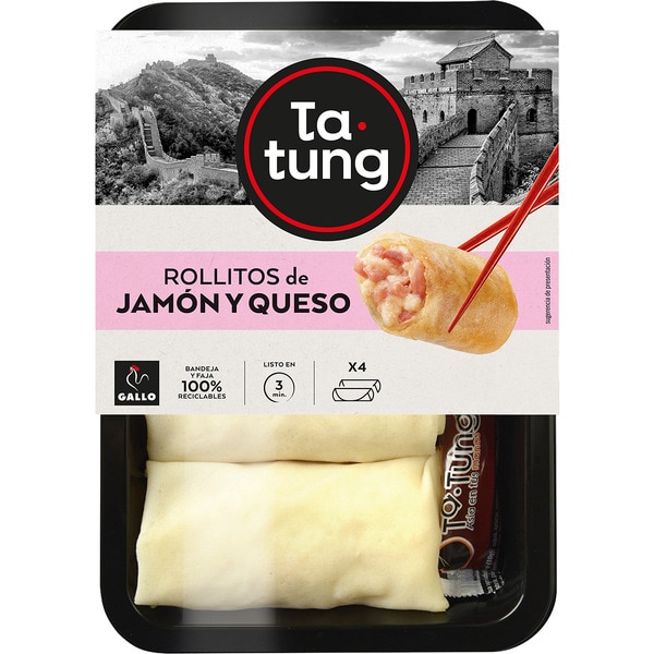 ham and cheese rolls 4-pack container 240 g