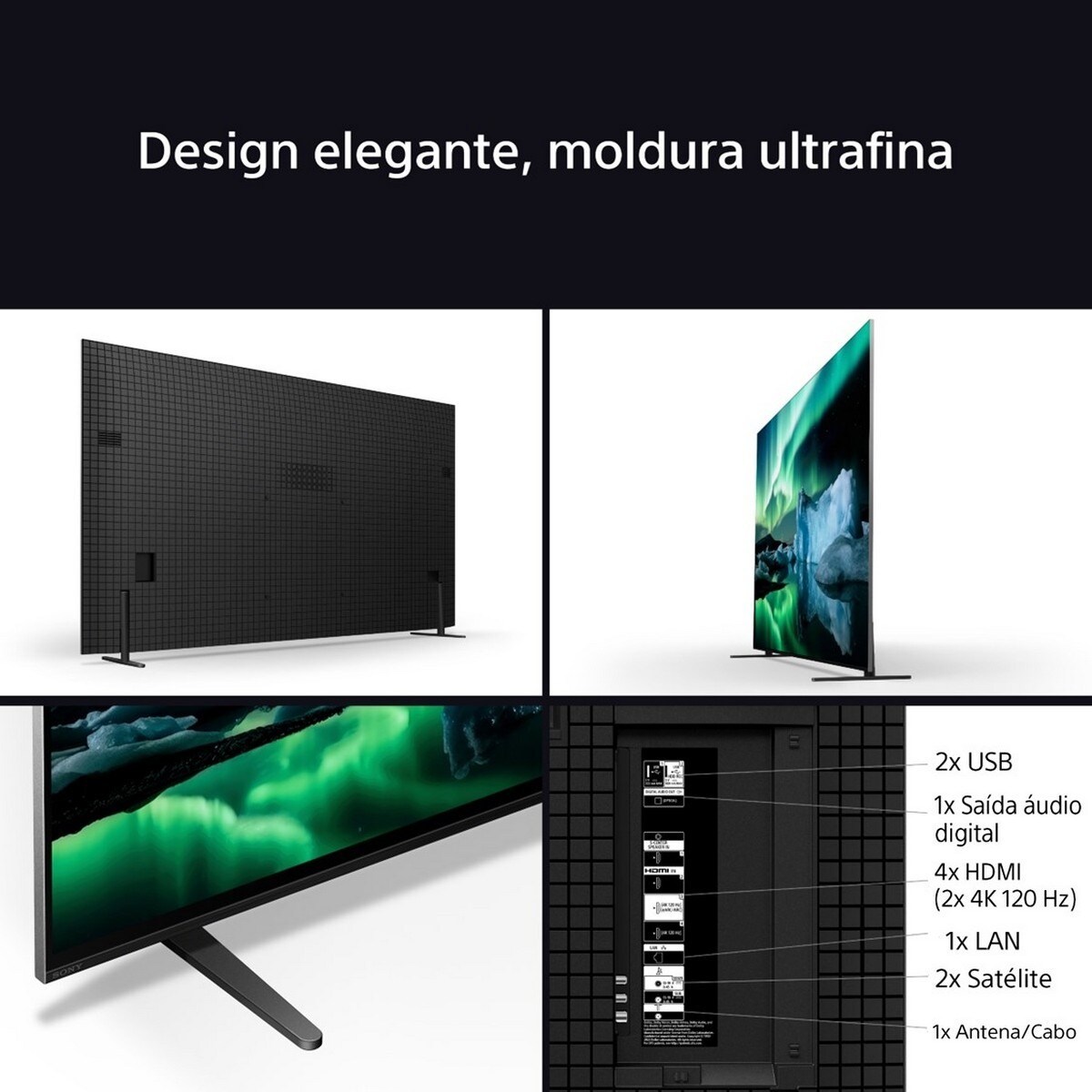 TV OLED 55" (139 cm) Bravia 8 Sony K55XR80PAEP 4K UHD Google TV 7