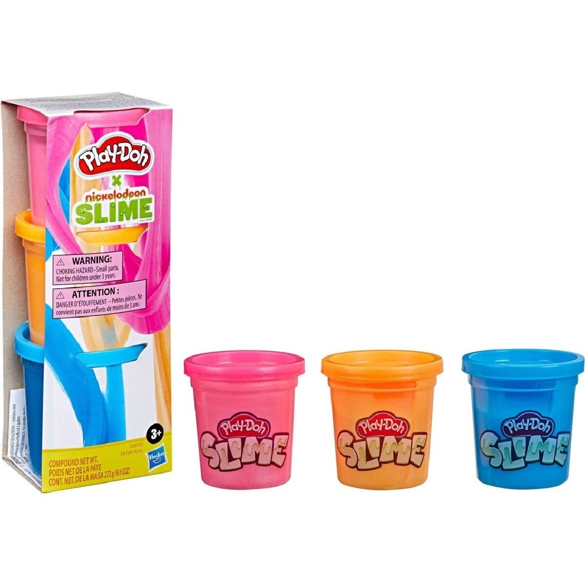 Plasticina Play-Doh Slime - Kit com 3 Potes - Hasbro - Envio Aleatório 4