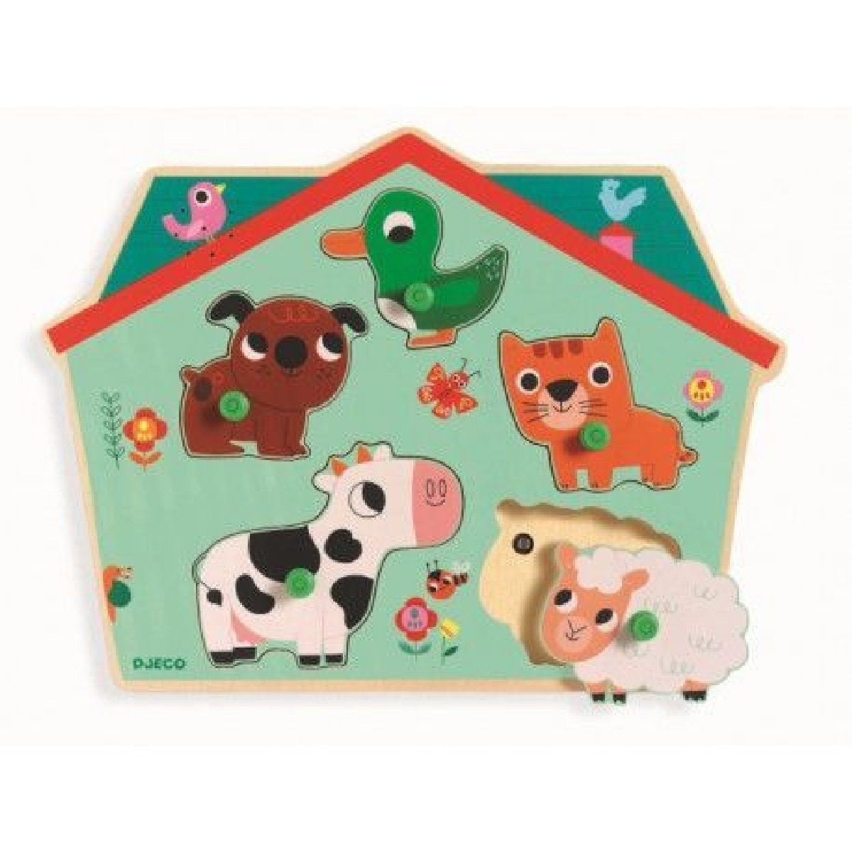 Imagem 0 de Puzzle de encaixe com sons Ouaf Woof