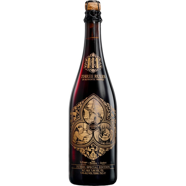 Three Rules helles holländisches Bier Flasche 75 cl