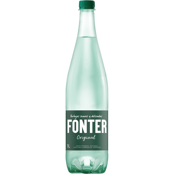 natural sparkling mineral water bottle 1 l