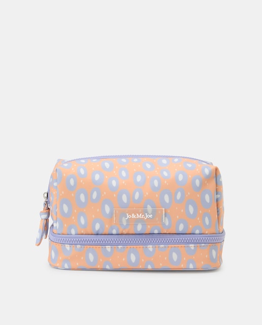 Neceser con estampado lunares