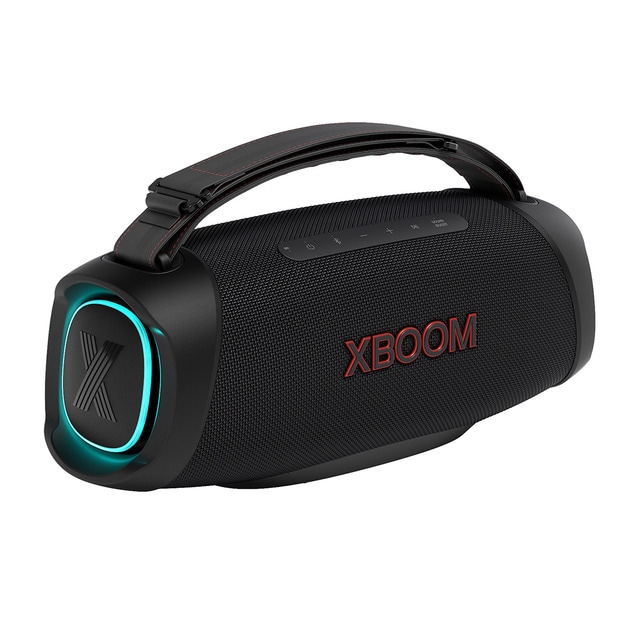 Altavoz portátil LG XBOOM Go X8GTBK, 120W, 15 Horas autonomía, Resistencia IP67 de Grado Militar, a polvo, agua, golpes, temperatura