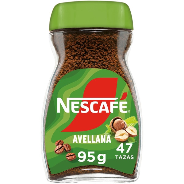 café soluble con avellanas frasco 95 g