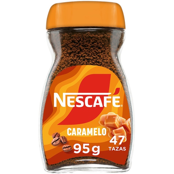 café soluble con caramelo frasco 95 g