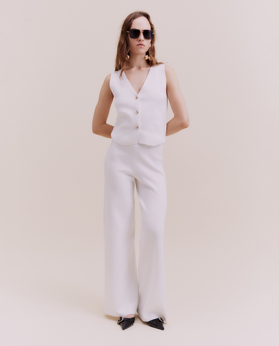 Ropa Pantalones Fluidos Sfera Corte Ingles Pantalones De Vestir