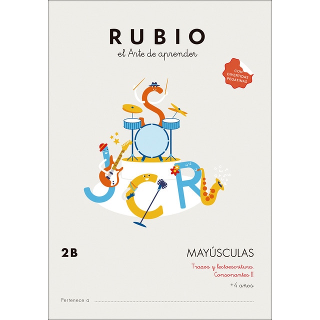 Mayúsculas RUBIO 2A (Tapa blanda)