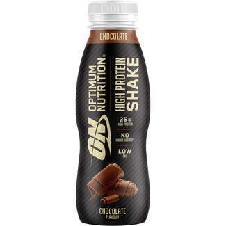 OPTIMUM NUTRITION batido proteico sabor chocolate sin azúcares añadidos envase 330 ml
