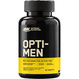OPTIMUM NUTRITION On optimal supplement with vitamins, minerals, amino acids and herbal extracts container 90 bars for active men