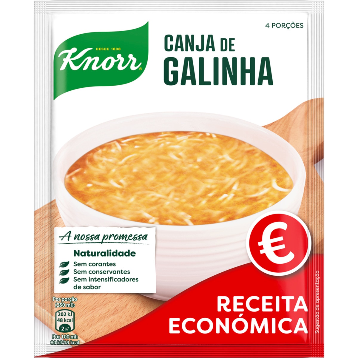 Canja de Galinha Económica embalagem | 58 g
