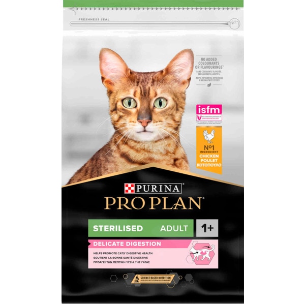 Ração para Gato Esterilizado Adulto sabor Frango embalagem 10 kg