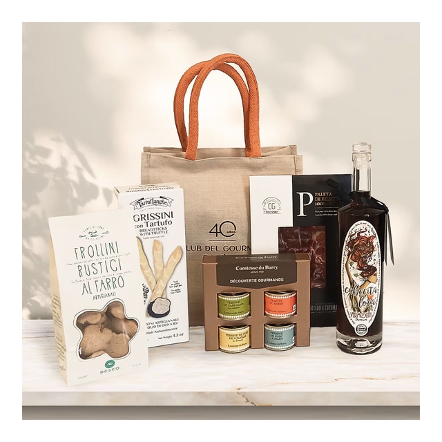 BOLSA APERITIVO - Paleta ibérica, vermut, patés y galletas