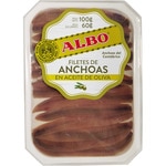 filetes de anchoa en aceite de oliva del Cantábrico bandeja 60 g neto escurrido