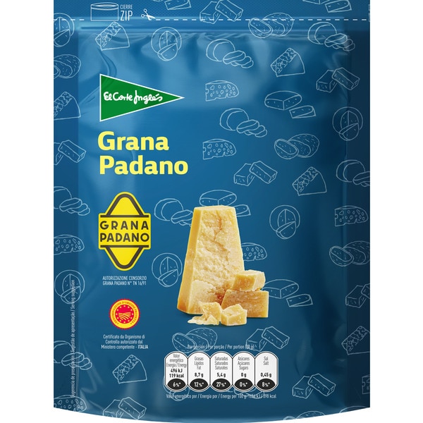 Grana Padano powdered cheese PDO, gluten-free bag 100 g
