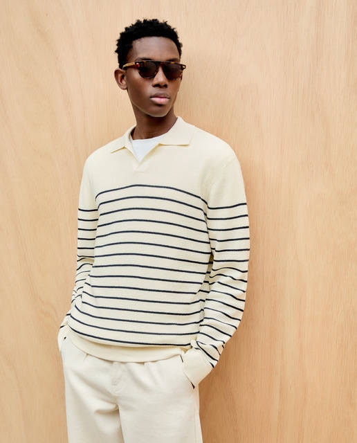 Jersey cuello polo tricot