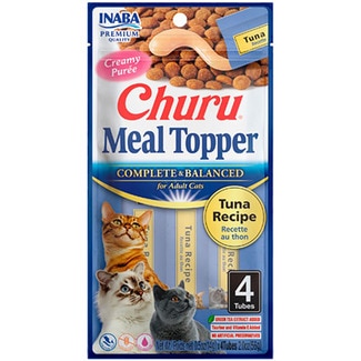 CHURU snack para gatos Meal Topper puré de atún 4x14g envase 56 g