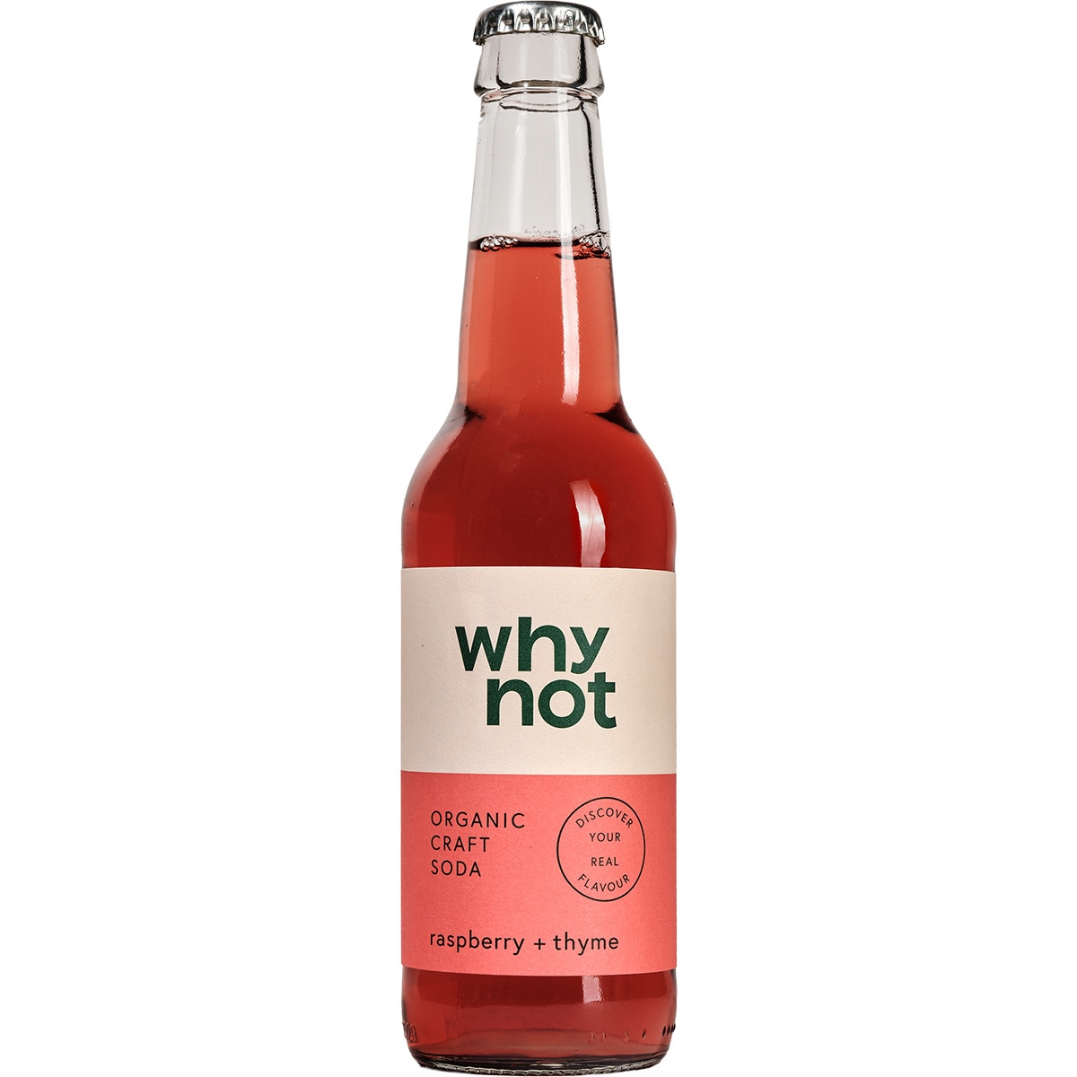 Soda de Framboesa e Tomilho Biológica garrafa | 330 ml