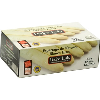 PEDRO LUIS Weißer Spargel extra g.g.A. Navarra extradick 7-10 Stück Dose 425 g netto Abtropfgewicht