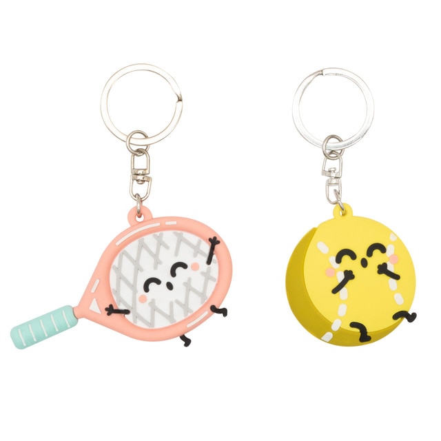 Set de 2 llaveros Mr Wonderful: Tennis y Pelota.